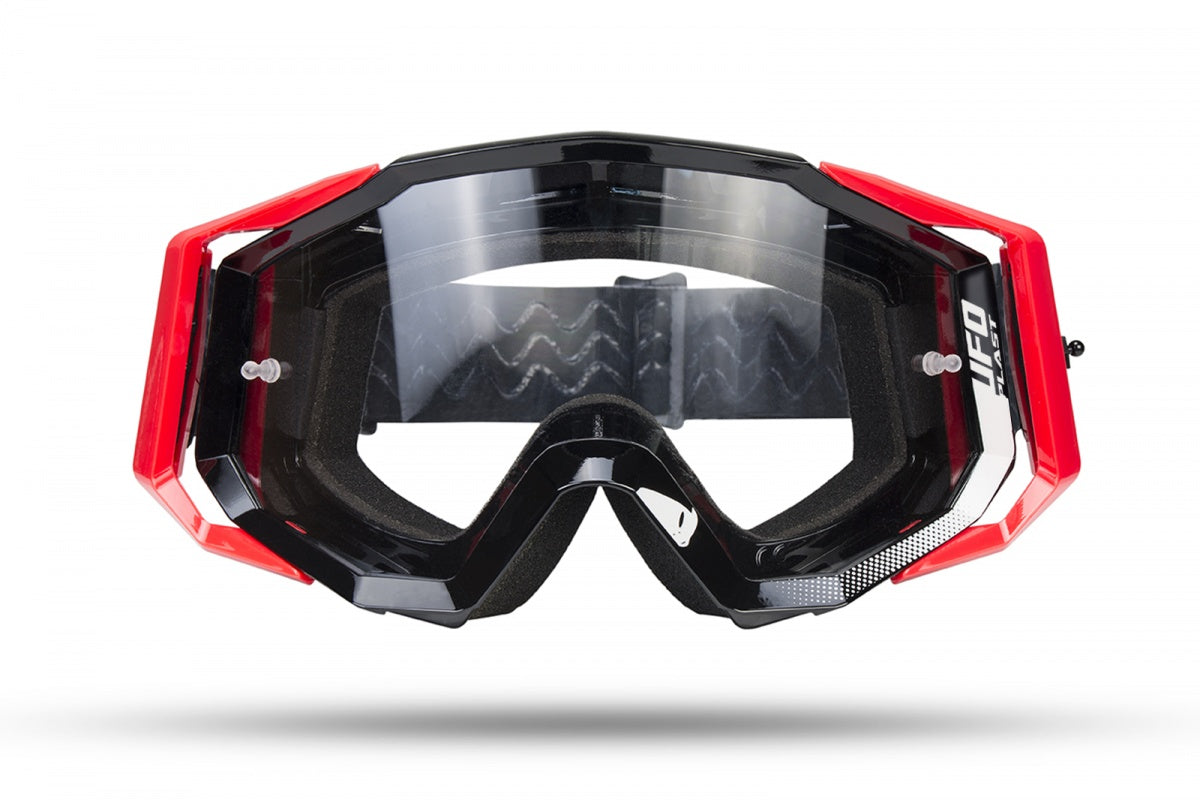 Goggles para motocross/enduro - MYSTIC de UFOplast™ • ROJO&NEGRO