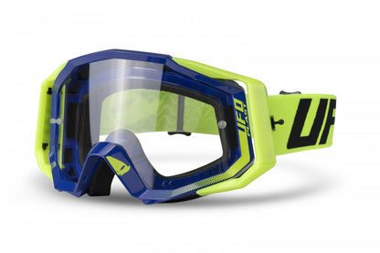 Goggles para motocross/enduro - MYSTIC de UFOplast™ • AZUL&NEON