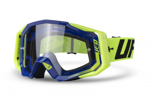 Goggles para motocross/enduro - MYSTIC de UFOplast™ • AZUL&NEON