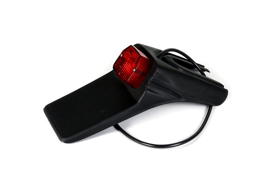 Portaplaca con luz LED - UFOplast™ • KAWASAKI KX 1999 • NEGRO