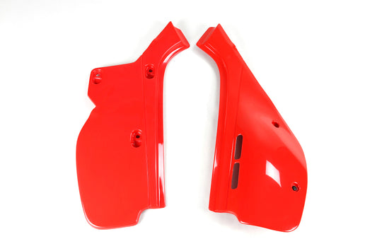 Paneles laterales UFOplast™ • HONDA XR 600R 1988-2002 • BLANCO y ROJO